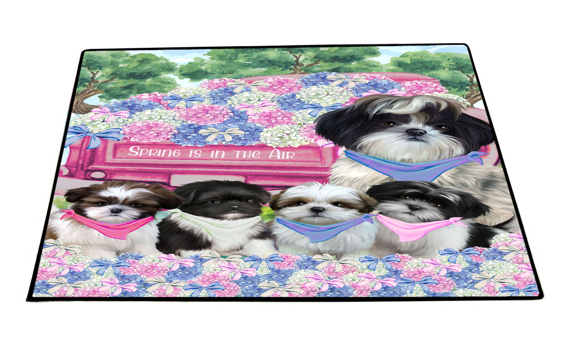 Shih Tzu Floor Mats and Doormat: Explore a Variety of Designs, Custom, Anti-Slip Welcome Mat for Outdoor and Indoor, Personalized Gift for Dog Lovers