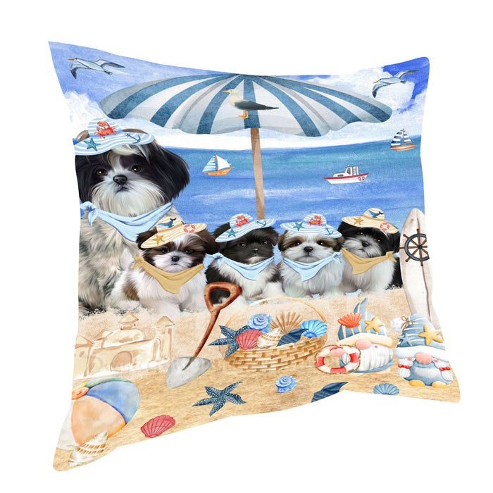 Shih Tzu Pillow, Cushion Throw Pillows for Sofa Couch Bed, Explore a Variety of Designs, Custom, Personalized, Dog and Pet Lovers Gift