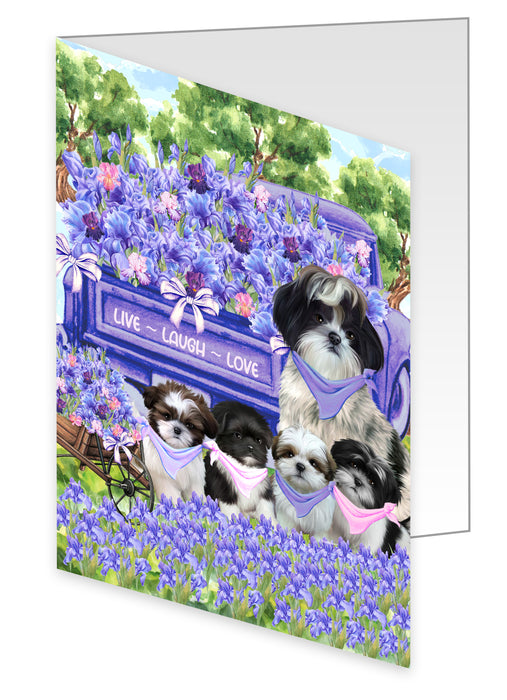 Shih Tzu Greeting Cards & Note Cards with Envelopes: Explore a Variety of Designs, Custom, Invitation Card Multi Pack, Personalized, Gift for Pet and Dog Lovers