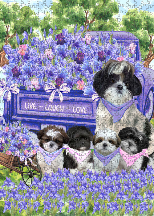 Shih Tzu Jigsaw Puzzle: Explore a Variety of Designs, Interlocking Halloween Puzzles for Adult, Custom, Personalized, Pet Gift for Dog Lovers