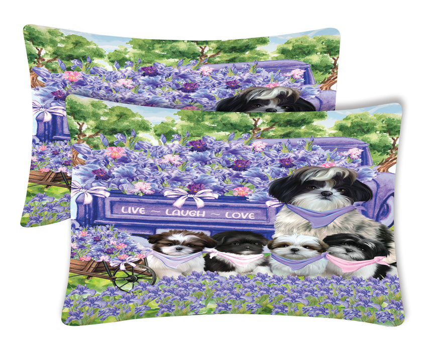Shih Tzu Pillow Case, Standard Pillowcases Set of 2, Explore a Variety of Designs, Custom, Personalized, Pet & Dog Lovers Gifts