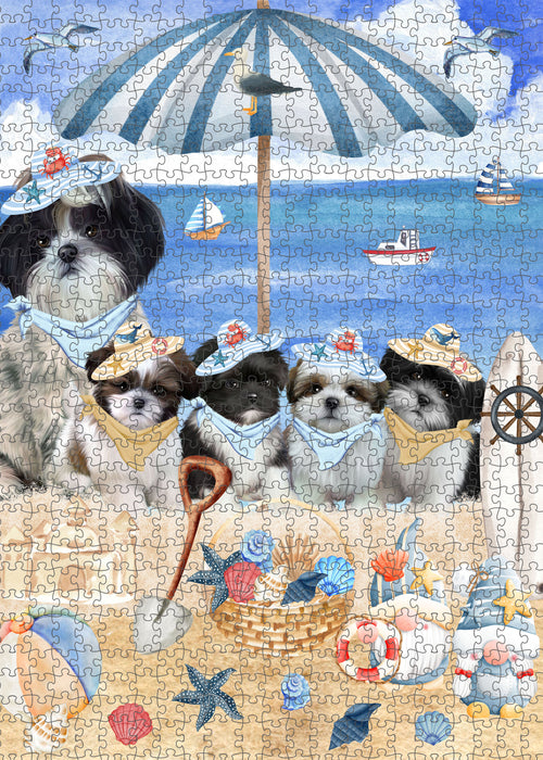 Shih Tzu Jigsaw Puzzle, Interlocking Puzzles Games for Adult, Explore a Variety of Designs, Personalized, Custom, Gift for Pet and Dog Lovers