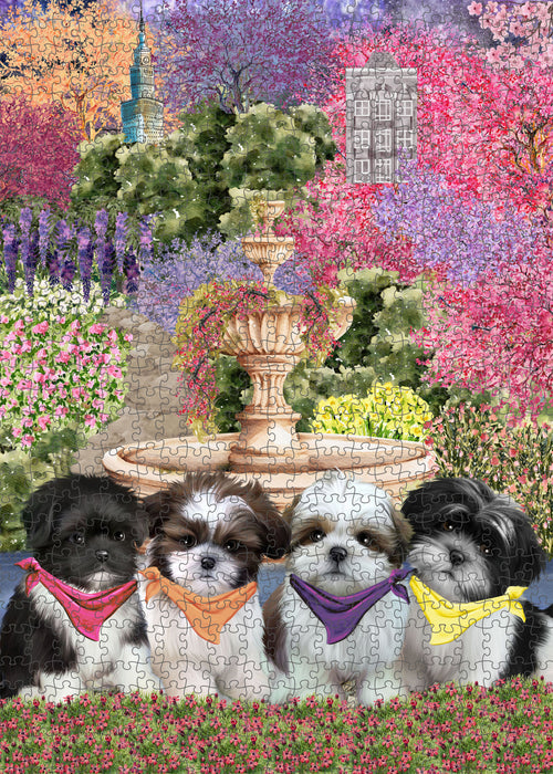 Shih Tzu Jigsaw Puzzle, Interlocking Puzzles Games for Adult, Explore a Variety of Designs, Personalized, Custom, Gift for Pet and Dog Lovers