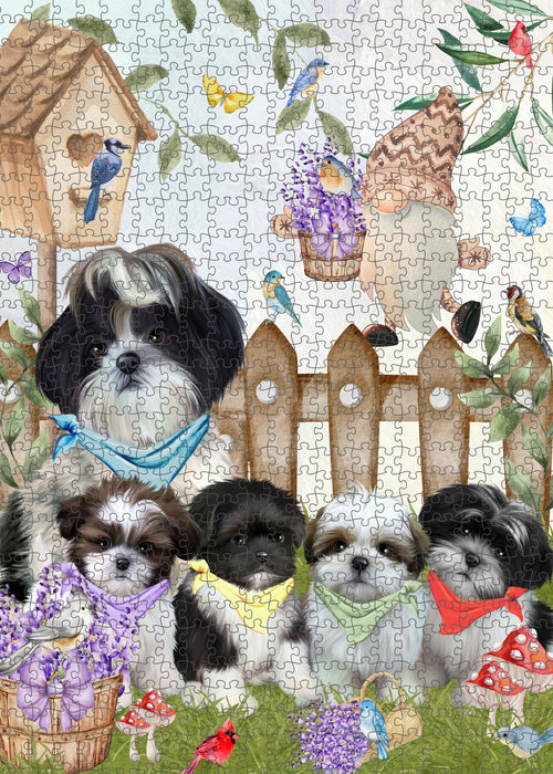 Shih Tzu Jigsaw Puzzle: Explore a Variety of Designs, Interlocking Halloween Puzzles for Adult, Custom, Personalized, Pet Gift for Dog Lovers