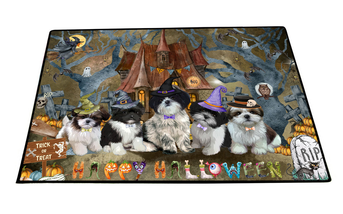Shih Tzu Floor Mat: Explore a Variety of Designs, Anti-Slip Doormat for Indoor and Outdoor Welcome Mats, Personalized, Custom, Pet and Dog Lovers Gift