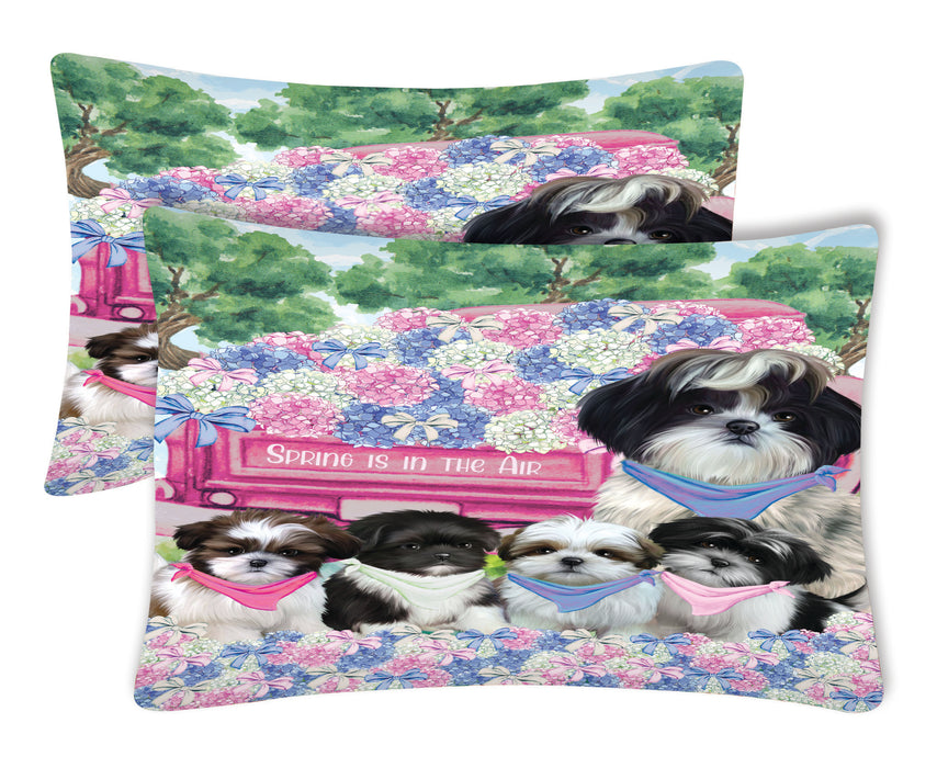 Shih Tzu Pillow Case, Standard Pillowcases Set of 2, Explore a Variety of Designs, Custom, Personalized, Pet & Dog Lovers Gifts