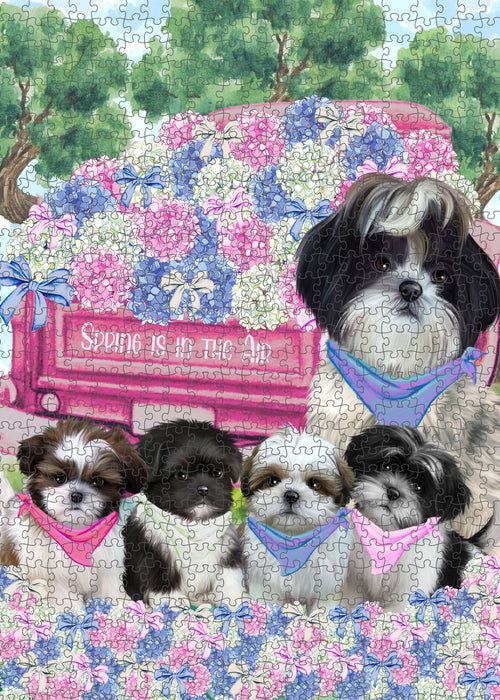Shih Tzu Jigsaw Puzzle, Interlocking Puzzles Games for Adult, Explore a Variety of Designs, Personalized, Custom, Gift for Pet and Dog Lovers