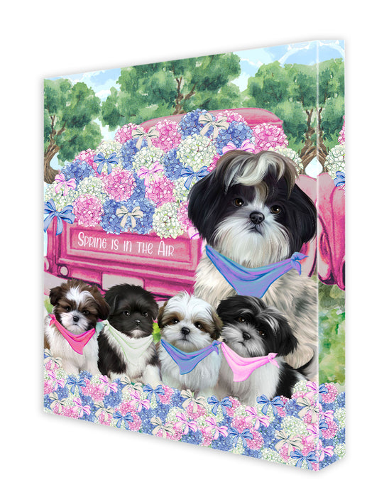 Shih Tzu Canvas: Explore a Variety of Designs, Personalized, Digital Art Wall Painting, Custom, Ready to Hang Room Decor, Dog Gift for Pet Lovers