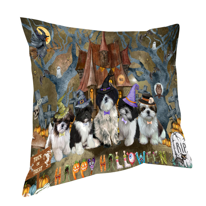 Shih Tzu Pillow, Cushion Throw Pillows for Sofa Couch Bed, Explore a Variety of Designs, Custom, Personalized, Dog and Pet Lovers Gift
