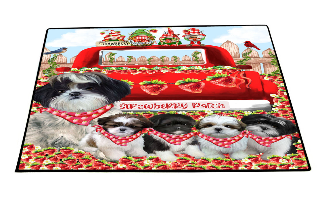 Shih Tzu Floor Mats: Explore a Variety of Designs, Personalized, Custom, Halloween Anti-Slip Doormat for Indoor and Outdoor, Dog Gift for Pet Lovers