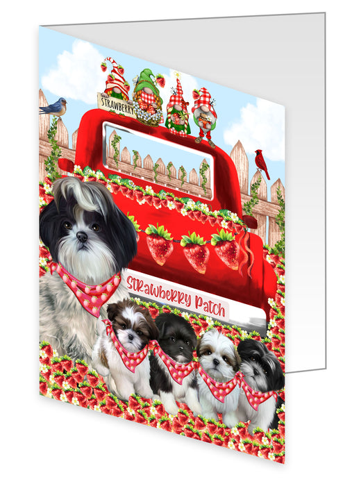 Shih Tzu Greeting Cards & Note Cards: Invitation Card with Envelopes Multi Pack, Personalized, Explore a Variety of Designs, Custom, Dog Gift for Pet Lovers