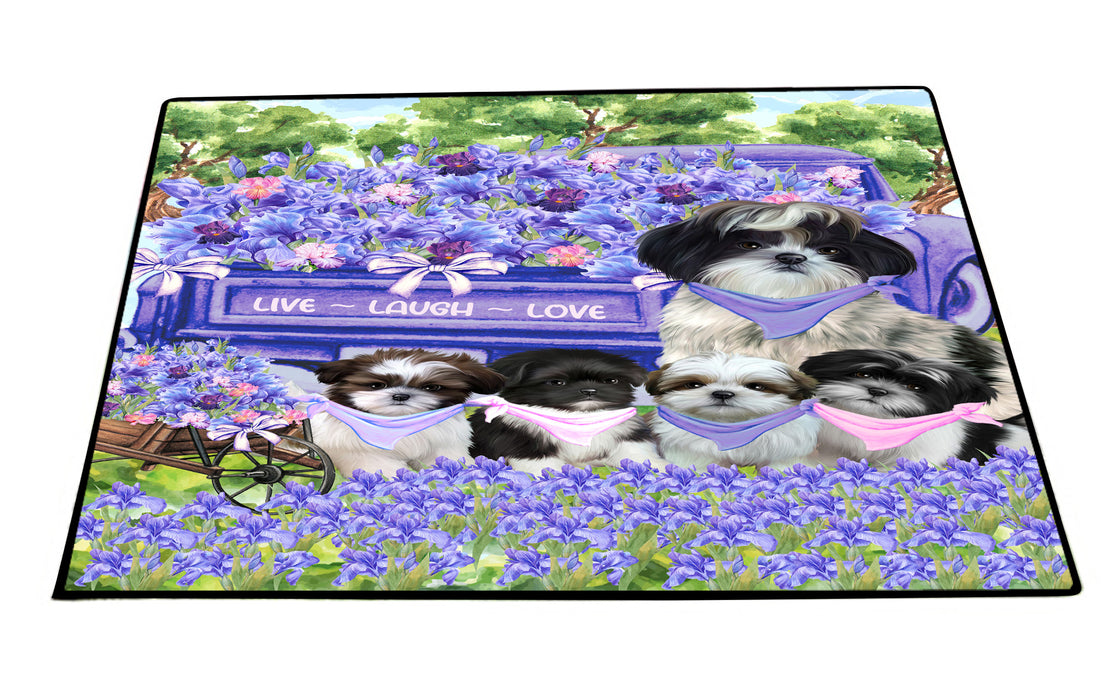 Shih Tzu Floor Mat and Door Mats, Explore a Variety of Designs, Personalized, Anti-Slip Welcome Mat for Outdoor and Indoor, Custom Gift for Dog Lovers