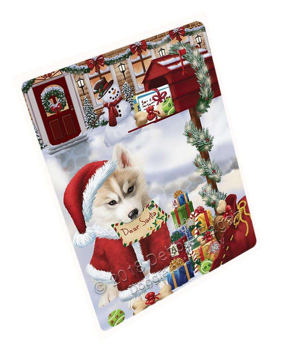 Siberian Husky Dog Dear Santa Letter Christmas Holiday Mailbox Blanket BLNKT102729