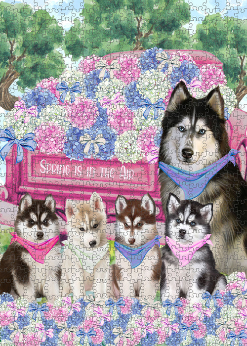 Siberian Husky Jigsaw Puzzle for Adult, Explore a Variety of Designs, Interlocking Puzzles Games, Custom and Personalized, Gift for Dog and Pet Lovers