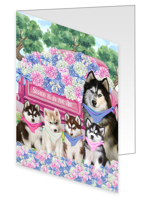 Siberian Husky Greeting Cards & Note Cards: Invitation Card with Envelopes Multi Pack, Personalized, Explore a Variety of Designs, Custom, Dog Gift for Pet Lovers