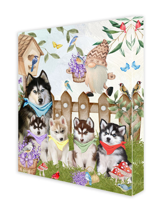 Siberian Husky Canvas: Explore a Variety of Designs, Personalized, Digital Art Wall Painting, Custom, Ready to Hang Room Decor, Dog Gift for Pet Lovers