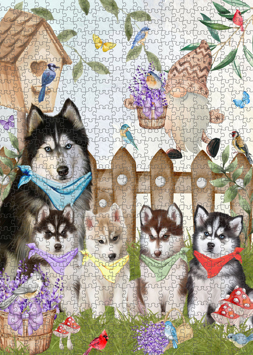 Siberian Husky Jigsaw Puzzle: Interlocking Puzzles Games for Adult, Explore a Variety of Custom Designs, Personalized, Pet and Dog Lovers Gift