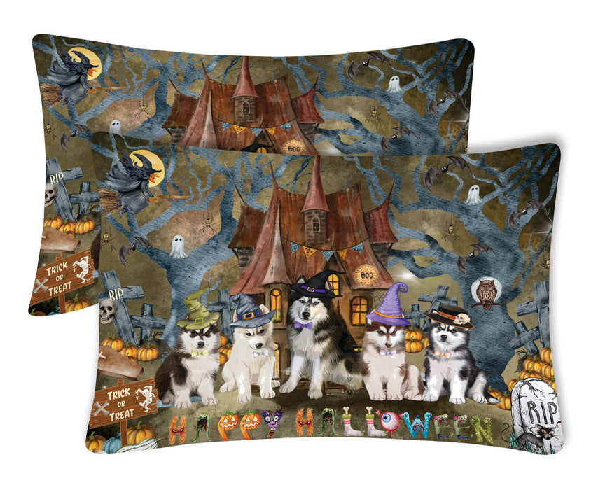 Siberian Husky Pillow Case: Explore a Variety of Custom Designs, Personalized, Soft and Cozy Pillowcases Set of 2, Gift for Pet and Dog Lovers