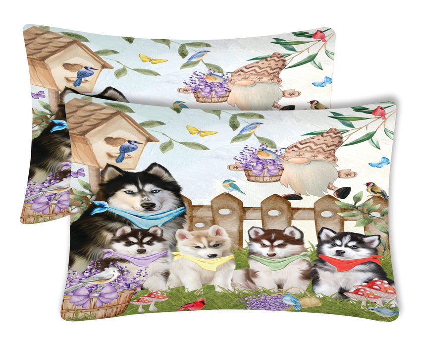 Siberian Husky Pillow Case: Explore a Variety of Personalized Designs, Custom, Soft and Cozy Pillowcases Set of 2, Pet & Dog Gifts