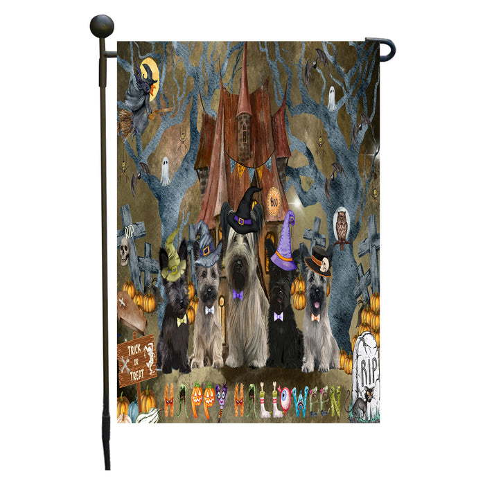 Skye Terrier Dogs Garden Flag: Explore a Variety of Designs, Personalized, Custom, Weather Resistant, Double-Sided, Outdoor Garden Halloween Yard Decor for Dog and Pet Lovers