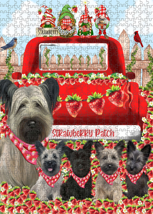 Skye Terrier Jigsaw Puzzle: Explore a Variety of Personalized Designs, Interlocking Puzzles Games for Adult, Custom, Dog Lover's Gifts