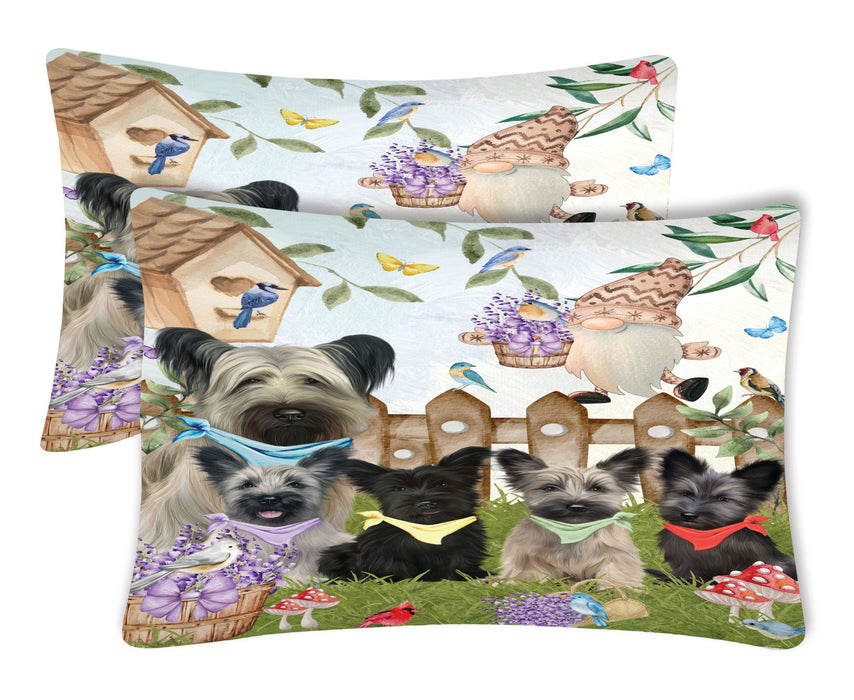 Skye Terrier Pillow Case, Soft and Breathable Pillowcases Set of 2, Explore a Variety of Designs, Personalized, Custom, Gift for Dog Lovers