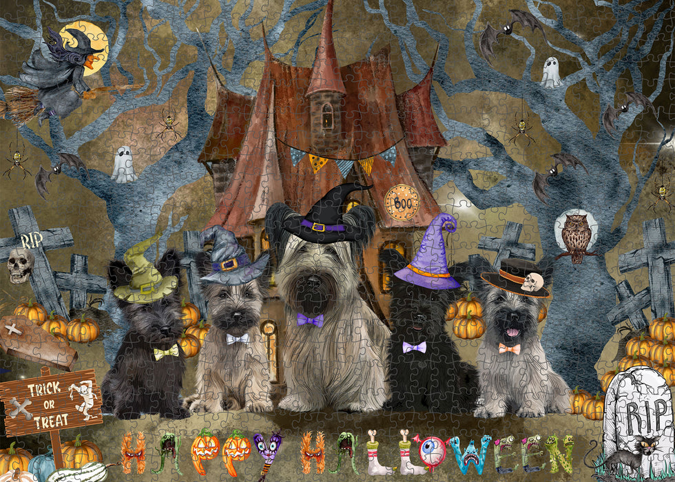 Skye Terrier Jigsaw Puzzle: Explore a Variety of Designs, Interlocking Puzzles Games for Adult, Custom, Personalized, Gift for Dog and Pet Lovers