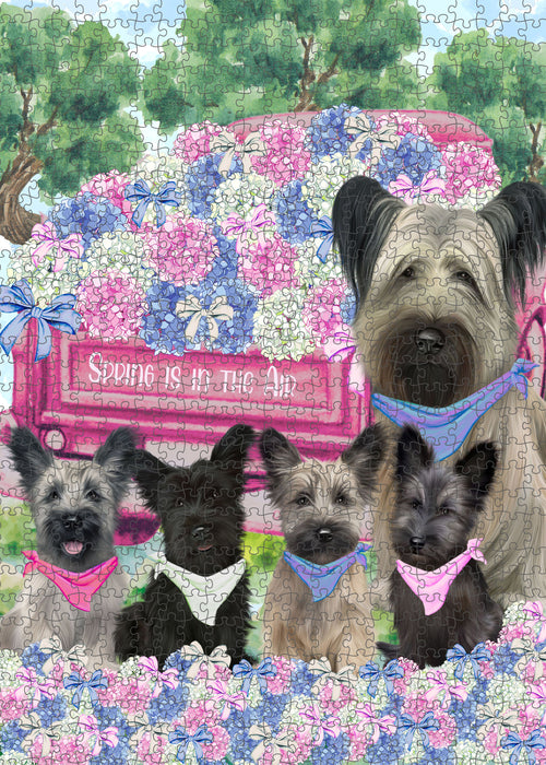 Skye Terrier Jigsaw Puzzle, Interlocking Puzzles Games for Adult, Explore a Variety of Designs, Personalized, Custom, Gift for Pet and Dog Lovers