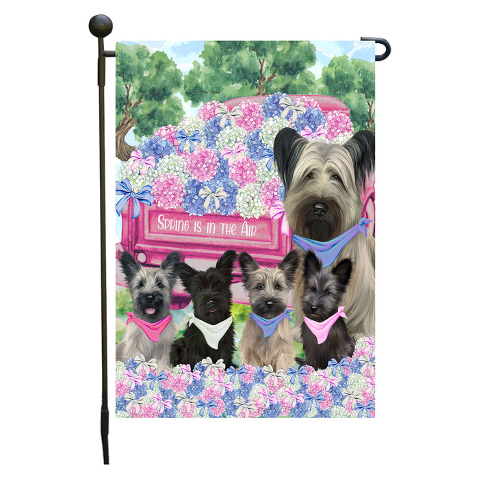 Skye Terrier Dogs Garden Flag: Explore a Variety of Personalized Designs, Double-Sided, Weather Resistant, Custom, Outdoor Garden Yard Decor for Dog and Pet Lovers