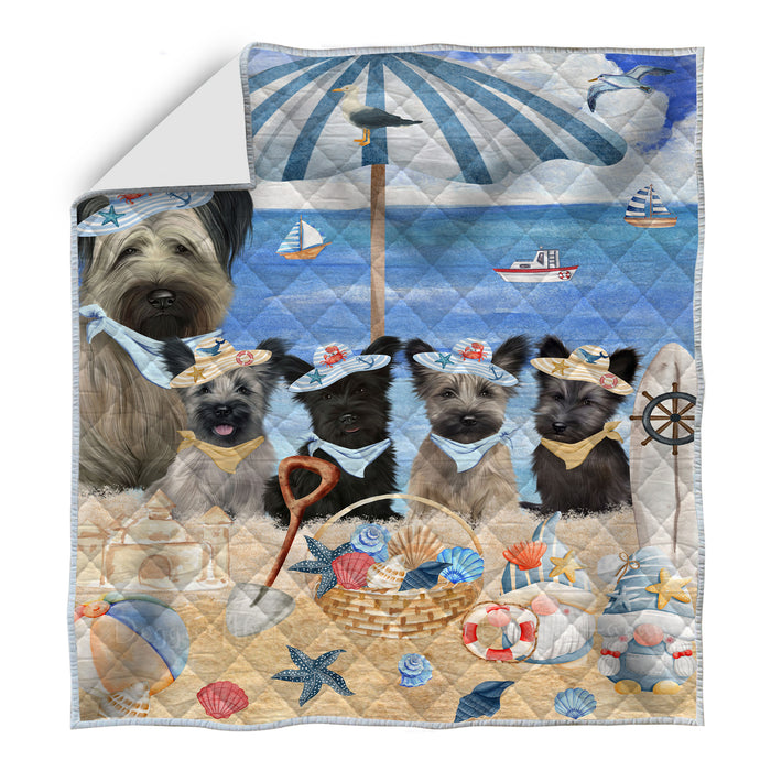 Skye Terrier Quilt: Explore a Variety of Designs, Halloween Bedding Coverlet Quilted, Personalized, Custom, Dog Gift for Pet Lovers