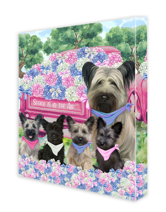Skye Terrier Canvas: Explore a Variety of Designs, Digital Art Wall Painting, Personalized, Custom, Ready to Hang Room Decoration, Gift for Pet & Dog Lovers