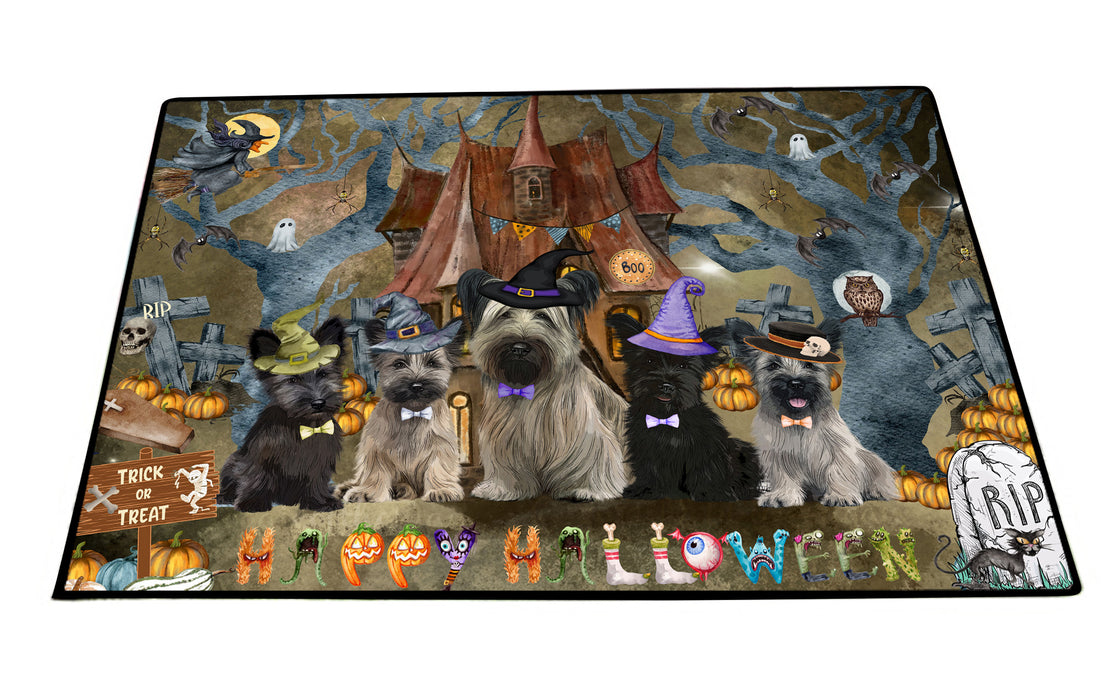 Skye Terrier Floor Mats: Explore a Variety of Designs, Personalized, Custom, Halloween Anti-Slip Doormat for Indoor and Outdoor, Dog Gift for Pet Lovers