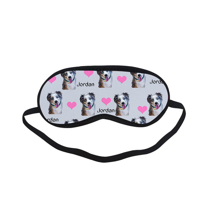 Custom Add Your Photo Here PET Dog Cat Photos on Sleeping Mask