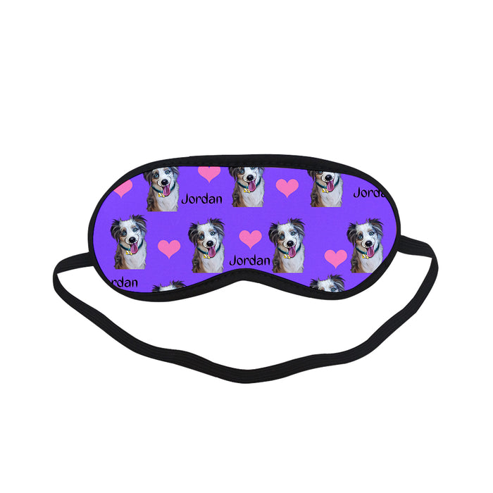 Custom Add Your Photo Here PET Dog Cat Photos on Sleeping Mask