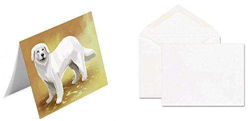 Slovensky Cuvac Dog Handmade Artwork Assorted Pets Greeting Cards and Note Cards with Envelopes for All Occasions and Holiday Seasons