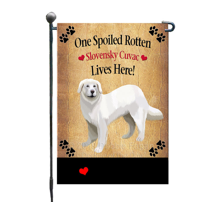 Personalized Spoiled Rotten Slovensky Cuvac Dog GFLG-DOTD-A63279