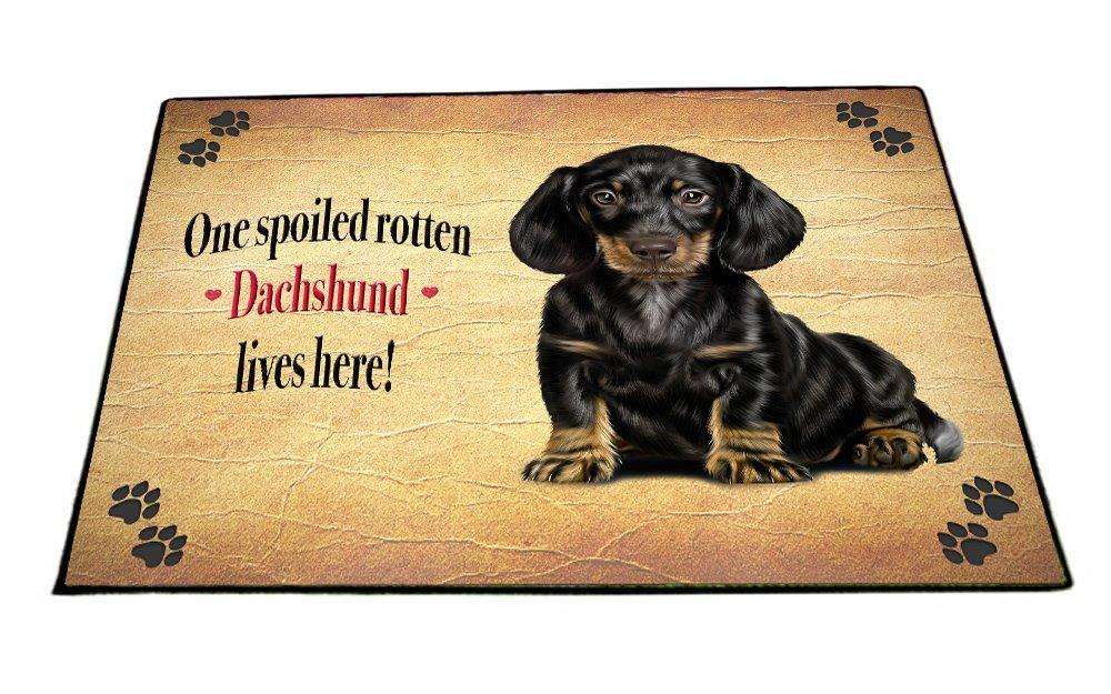 Spoiled Rotten Dachshund Dog Floormat