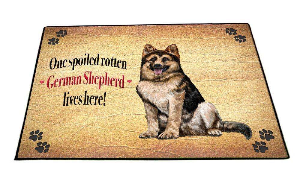 Spoiled Rotten German Shepherd Dog Floormat