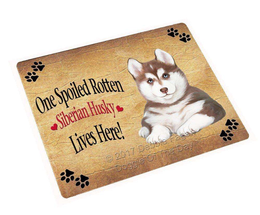 Spoiled Rotten Siberian Husky Dog Magnet Mini (3.5" x 2")