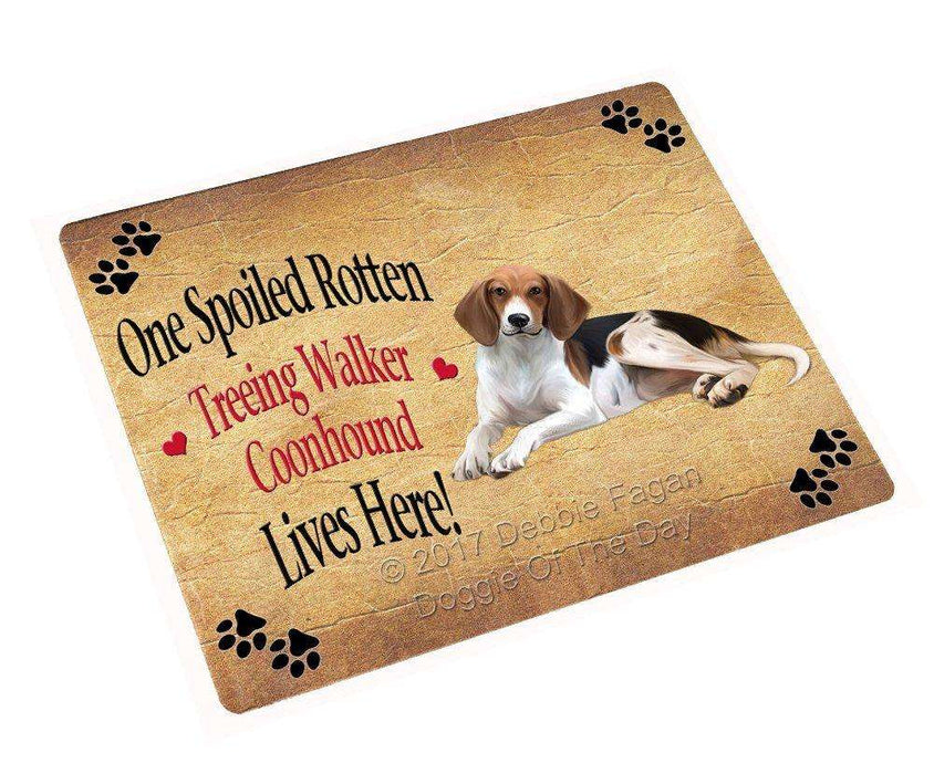 Spoiled Rotten Treeing Walker Coonhound Dog Magnet Mini (3.5" x 2")