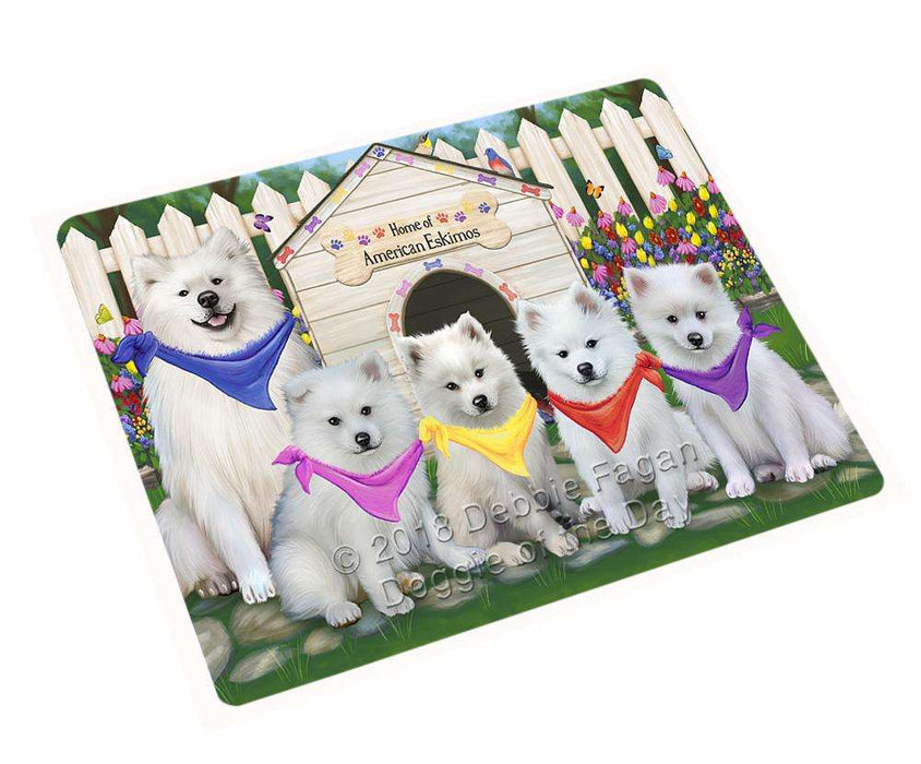 Spring Dog House American Eskimos Dog Blanket BLNKT63444