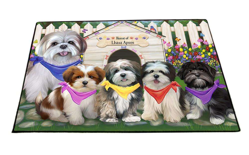 Spring Dog House Lhasa Apsos Dog Floormat FLMS50187