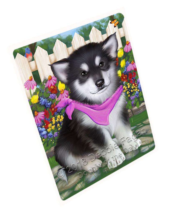 Spring Floral Alaskan Malamute Dog Blanket BLNKT63417