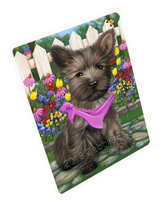 Spring Floral Cairn Terrier Dog Blanket BLNKT64101