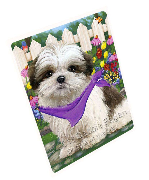 Spring Floral Malti Tzu Dog Blanket BLNKT64866