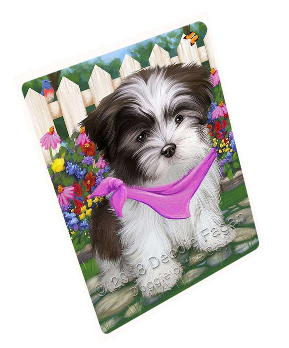 Spring Floral Malti Tzu Dog Blanket BLNKT64875