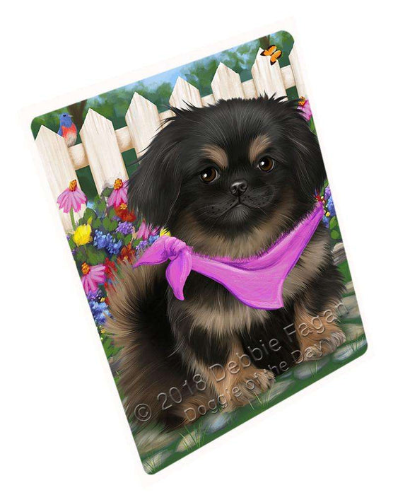 Spring Floral Pekingese Dog Blanket BLNKT64938