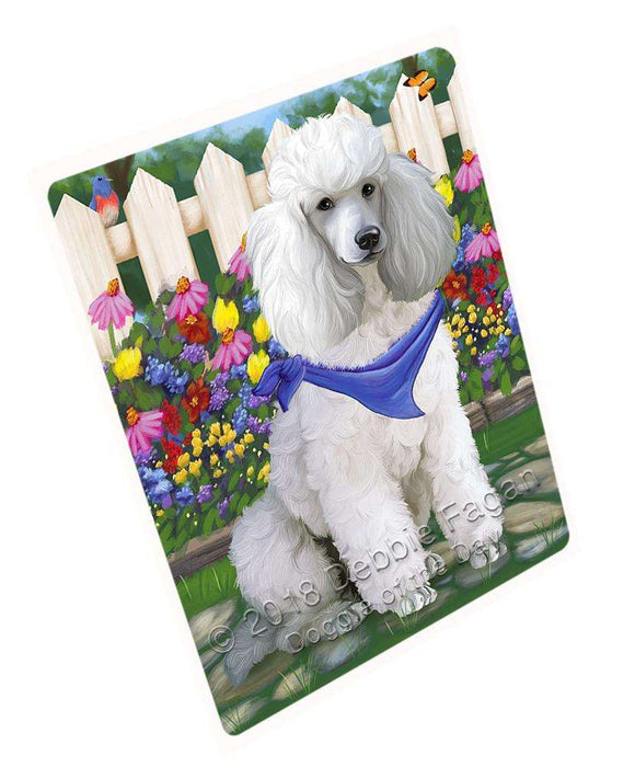 Spring Floral Poodle Dog Blanket BLNKT67980