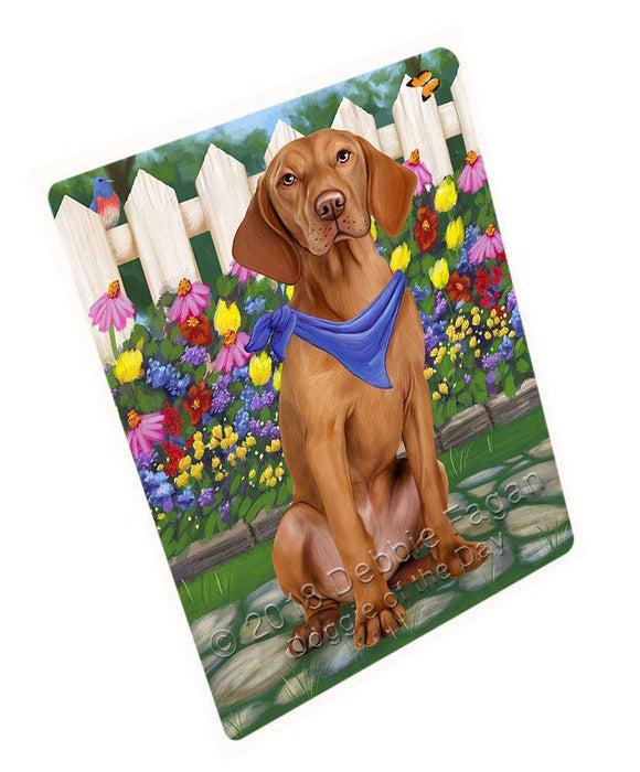 Spring Floral Vizsla Dog Blanket BLNKT67233