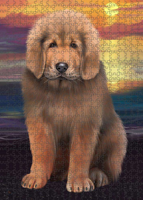 Tibetan Mastiff Dog Puzzle with Photo Tin PUZL86256